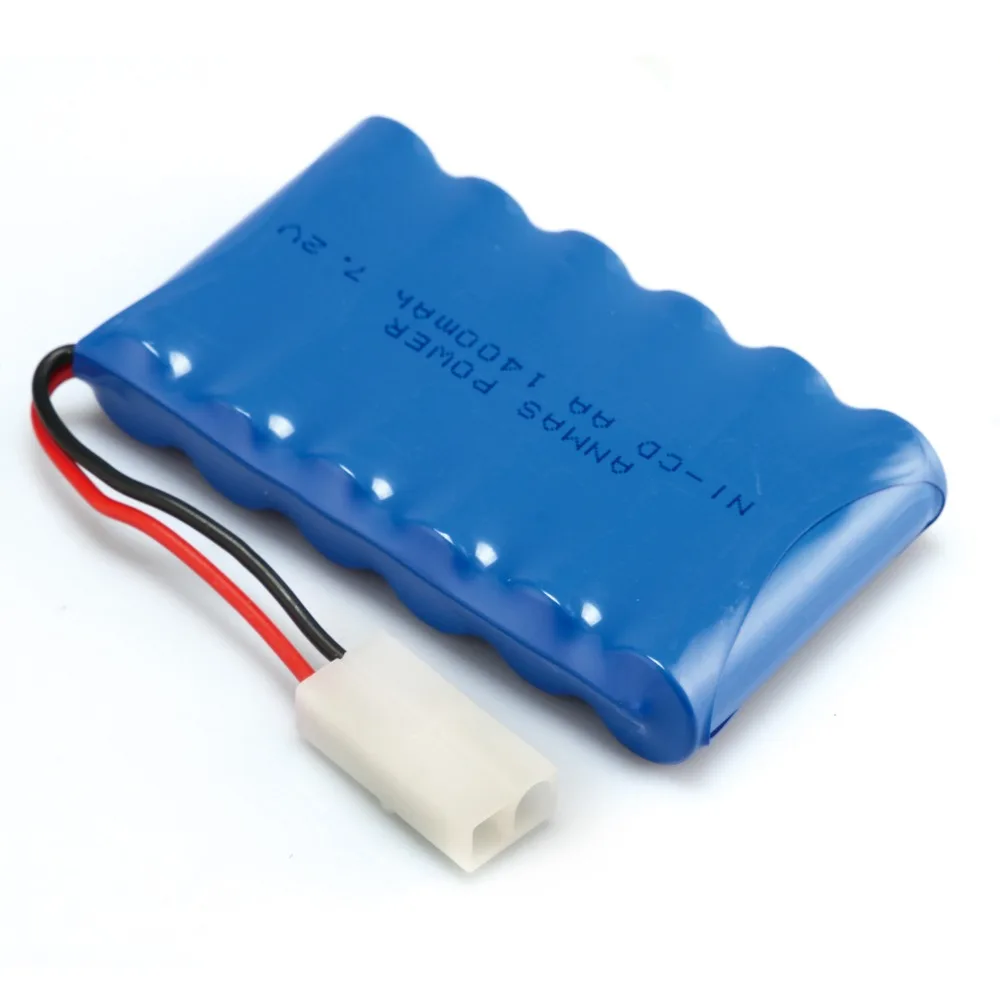 1-5 шт Ni-Cd AA Tamiya Plug игрушечный автомобиль 7,2 V 1400mAh RC перезаряжаемый аккумулятор синий