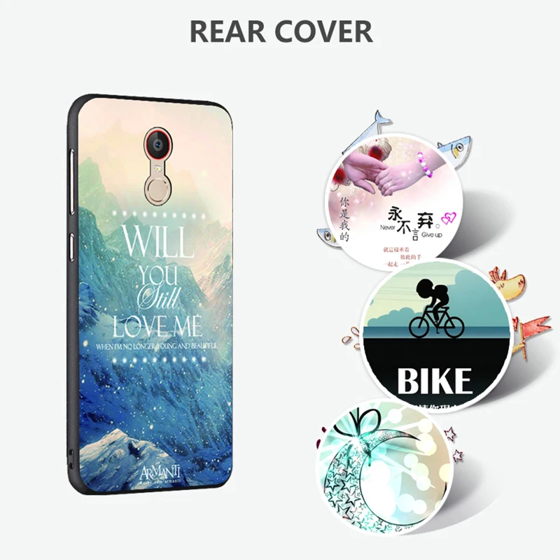 zte nubia z11 max Case Original Cover for zte nubia z11 max Case Cover Skin Wolf Fish Skull z11 max Fundas 100% 2