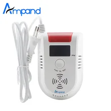 LED Digital Display voice Gas alarm system LPG Household Leakage Detector Sensor 1pcs Detect natural gas coal gas