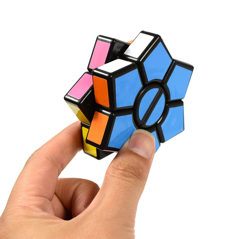 2-Layers Hexagonal Magic Cube Speed Cubo Anti Stress Puzzle Cube Toy Educational Toys For Children Adult Brain Teaser Puzzles (9)