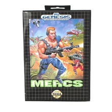 Mercs Коробочная версия 16bit MD карточная игра для sega игры sega Mega Drive и Genesis