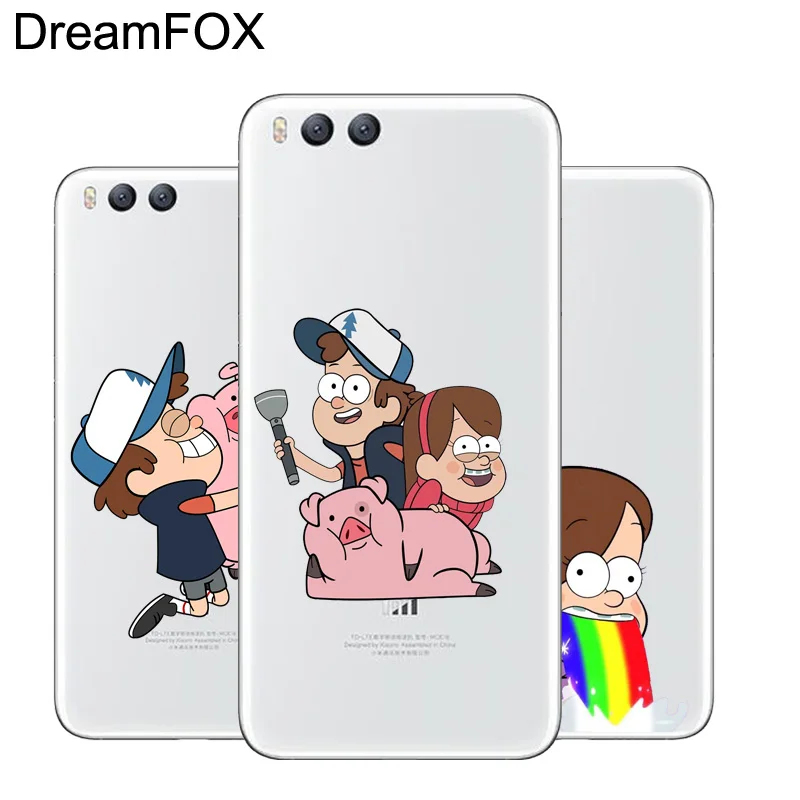 DREAMFOX M231 Gravity Falls Family Soft TPU Silicone Case Cover For Xiaomi Mi Note 2 3 4 5 6 8 SE M5 4C 4S 5C 5S 5X 6X A1 Plus |