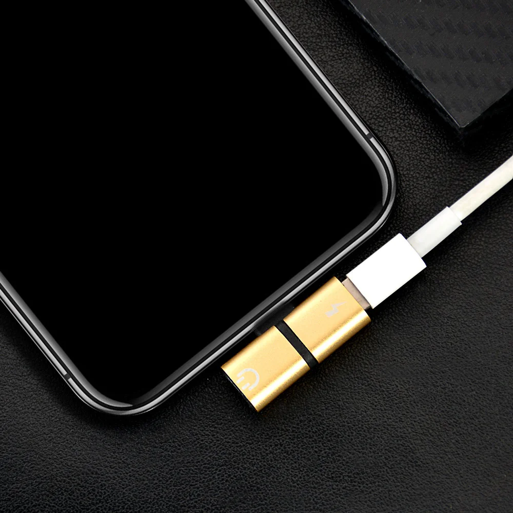 Для адаптера Lightning двойной наушников разветвитель Aux для iPhone 11X7 8 xs MaxAdapter для iPhone IOS 13 Аудио зарядки вызов Aux