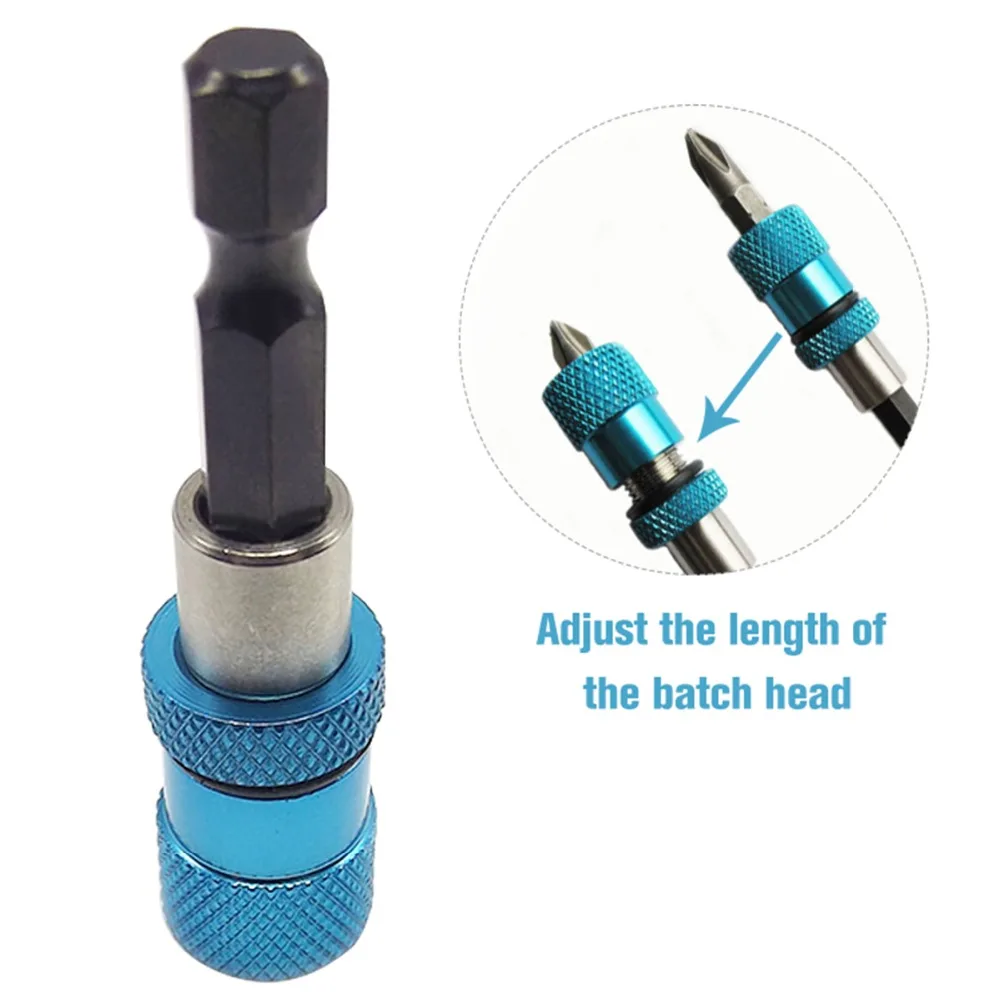 

1/4"60mm Hex Shank Magnetic Screw Bit Holder Hex Shank magnetism Quick Release Drill HolderScrew Adapter Tool Kits