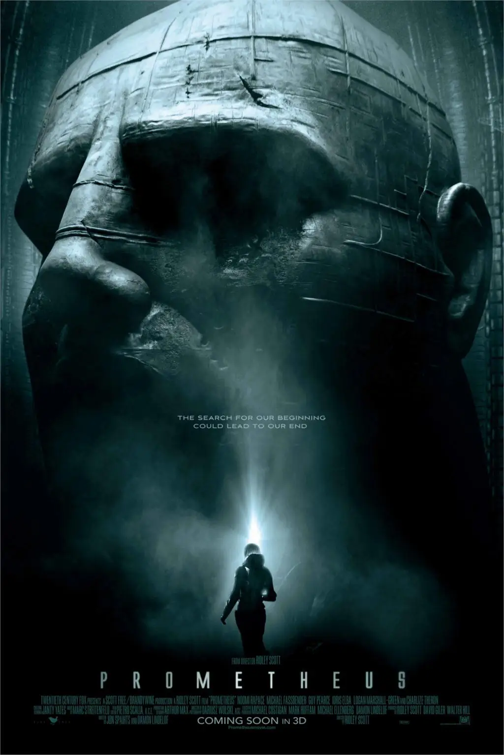 

DIY frame Prometheus Movie Classic Poster Home Decorative painting Silk Wall Poster Picture Noomi Rapace Michael Fassbender