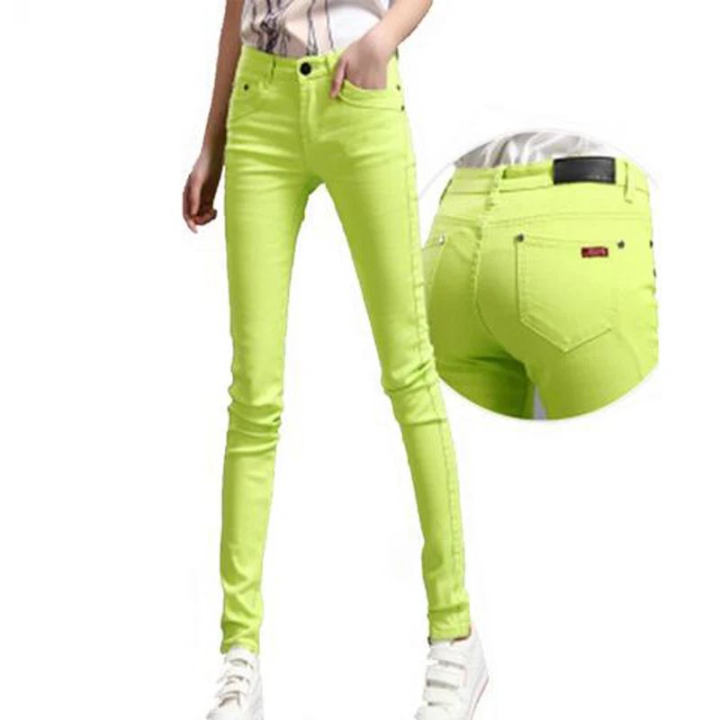 Fashion Woman South Korea Style Leggings Autumn Thin Elastic Pencil