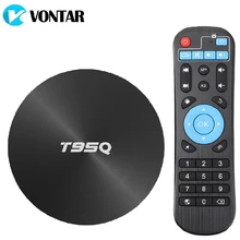 4 ГБ 64 ГБ Android 8,1 tv BOX T95Q Smart tv Box Amlogic S905X2 четырехъядерный 2,4G & 5 ГГц двойной Wifi BT4.1 1000 M H.265 4 K медиаплеер