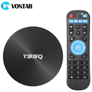 T95Q TV BOX Android 9.0 4GB 32GB 64GB Smart TV Box Amlogic S905X2 Quad Core 2.4G&5GHz Wifi BT 100M 4K Media Player Set Top Box