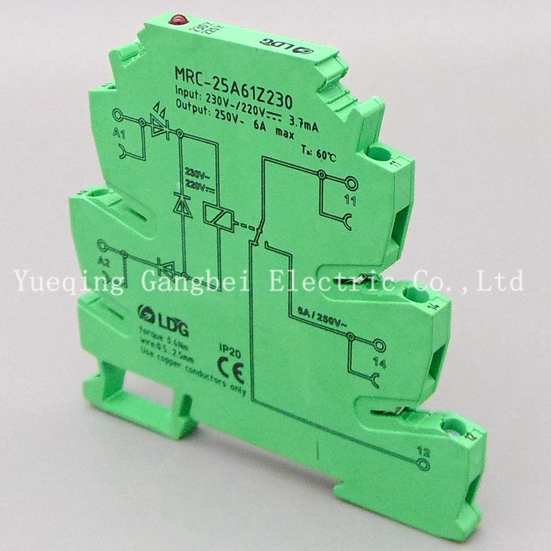 230V PLC relay output amplifier board relay module ultra thin relay