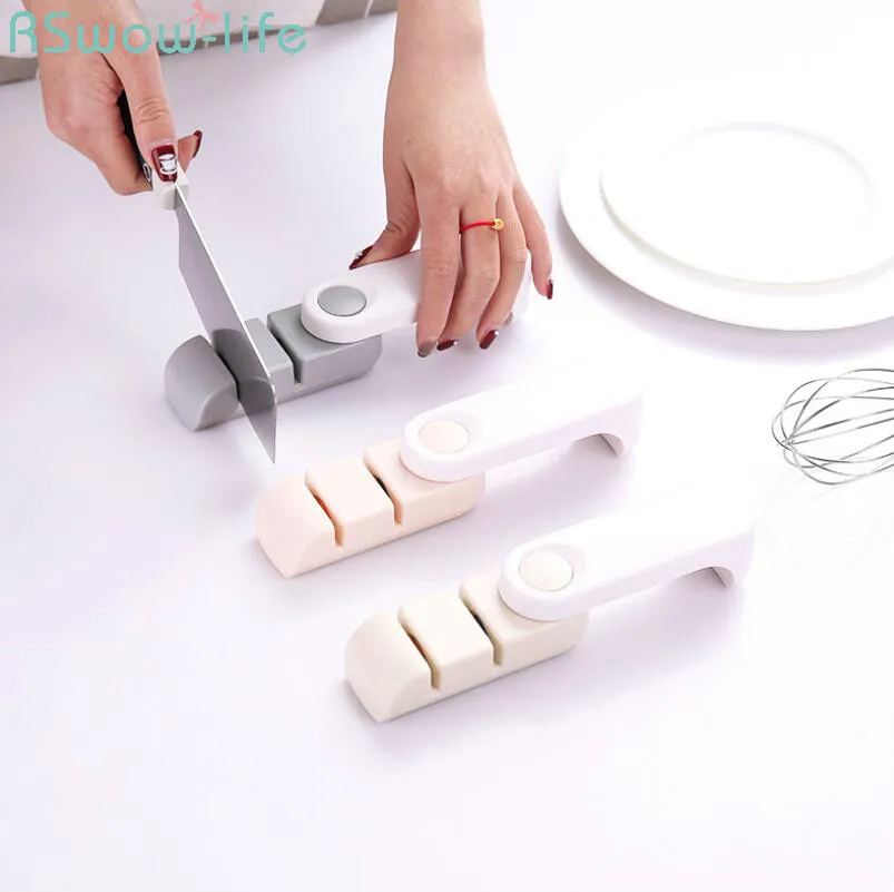 

Fixed Angle Grinder Rapid Grinder Stone Kitchen Tool Household Knife Grinding Rod Knife Sharpener Knife Sharpening System ABS