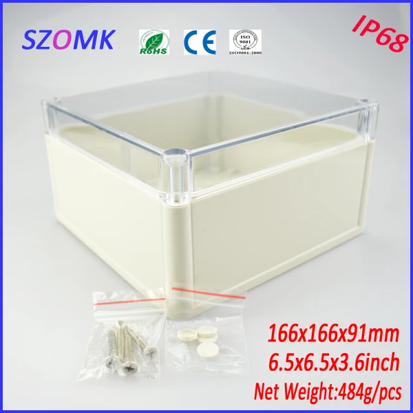 

plastic electronic project box (1 pcs)166*166*91mm high quality brand box electronics enclosures for pcb distribution box