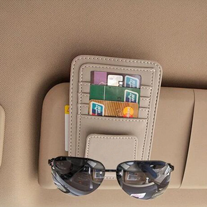 Car Sun Visor Sunshades Glasses Case For Ford Focus 3 2 1 Fiesta Mondeo