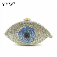 Белая синтетическая кожаная вечерняя сумка-клатч Wpmen роскошная сумка с глазами из горного хрусталя Высококачественная золотая цепочка элегантная Bolsa Feminina