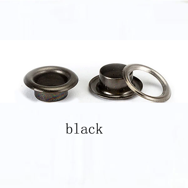 Insider Диаметр 10 мм серебряные металлические люверсы кнопки для скрапбуков швейная одежда аксессуары ручной работы подарки из нержавеющей стали - Цвет: black