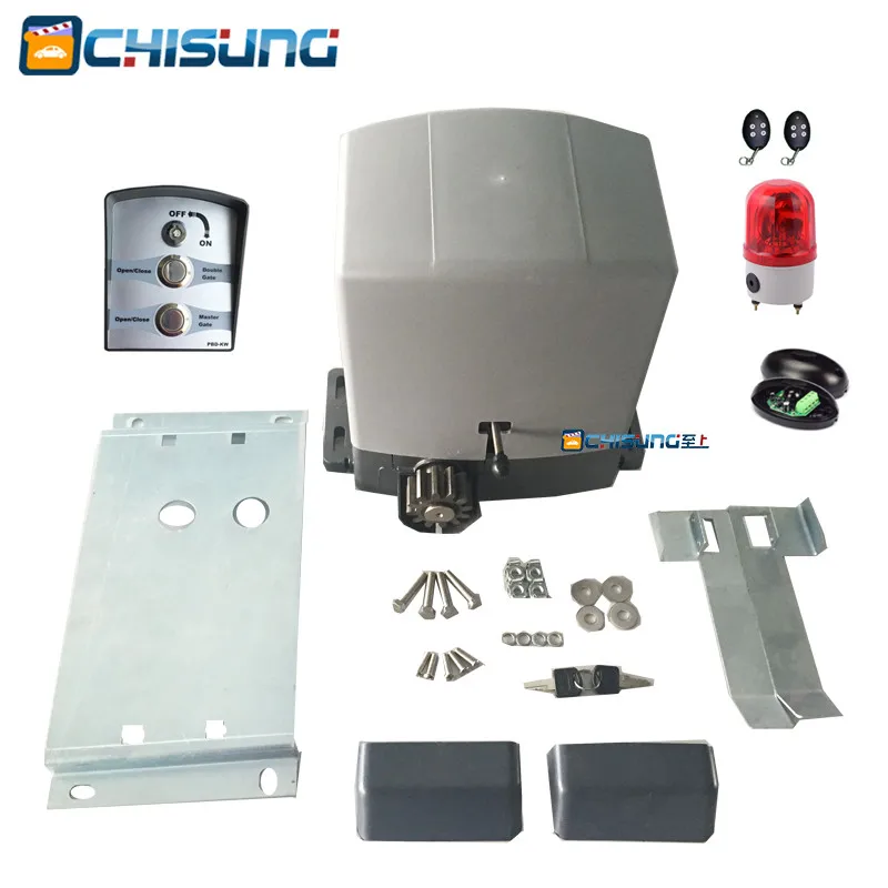 

AC Door Automatic sliding gate opener electric operator DOOR SECURITY kits with push button for 500kg/700kg gate