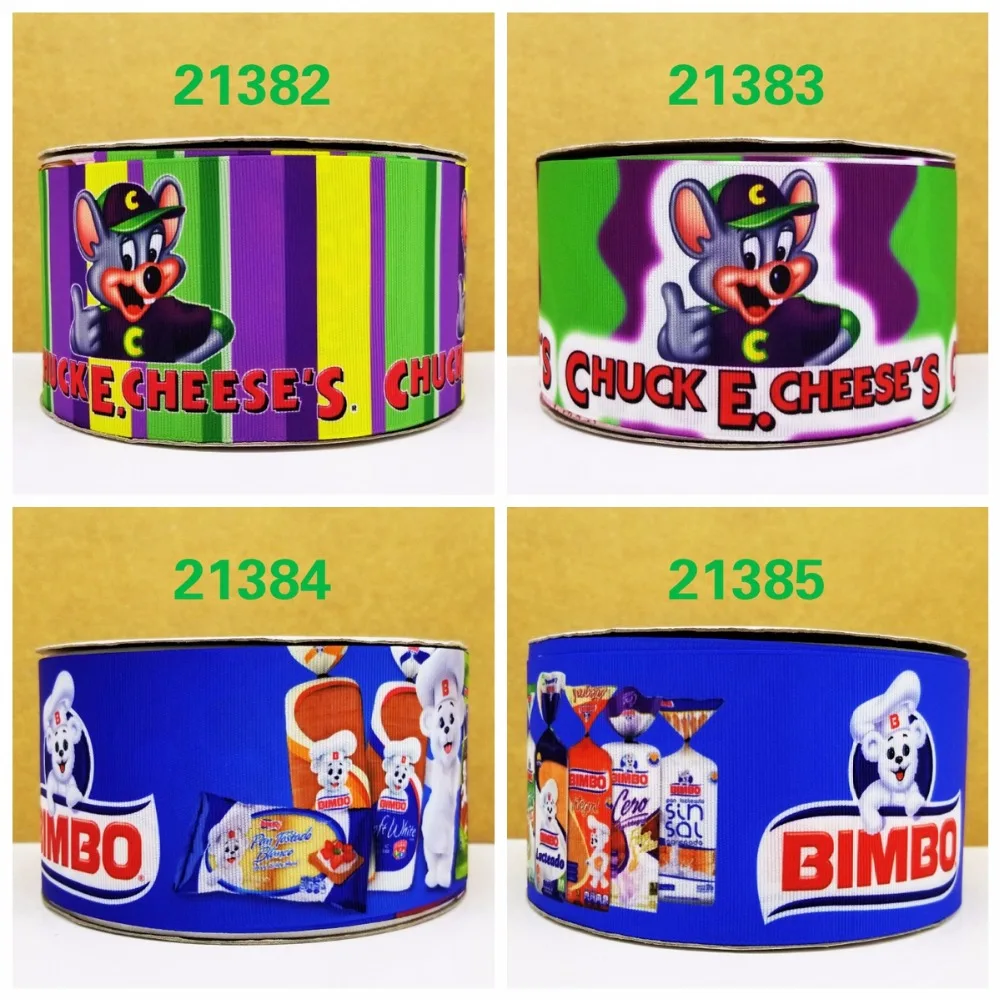 50 ярдов в размер мультфильм ленты напечатанные grosgrain ленты 21385
