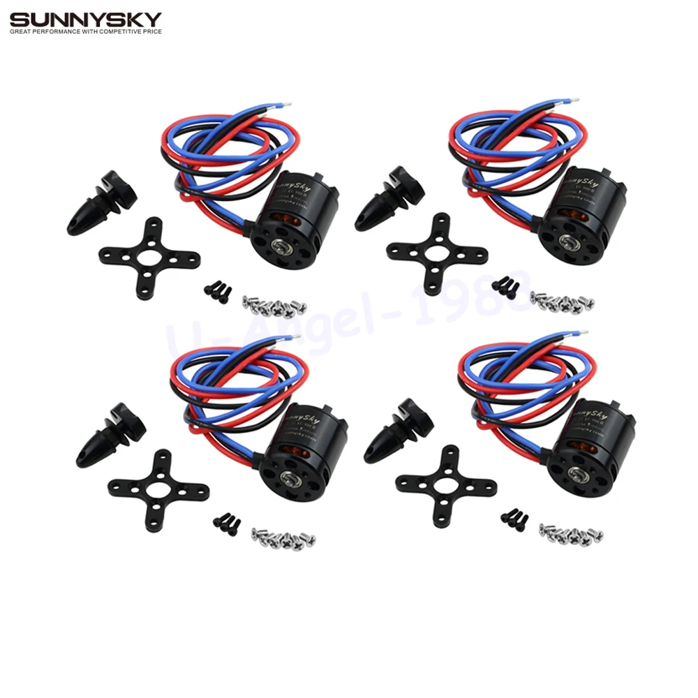 4 компл./лот Sunnysky V2216 900KV 800KV 650kv бесщеточный двигатель для осевого многоосевого