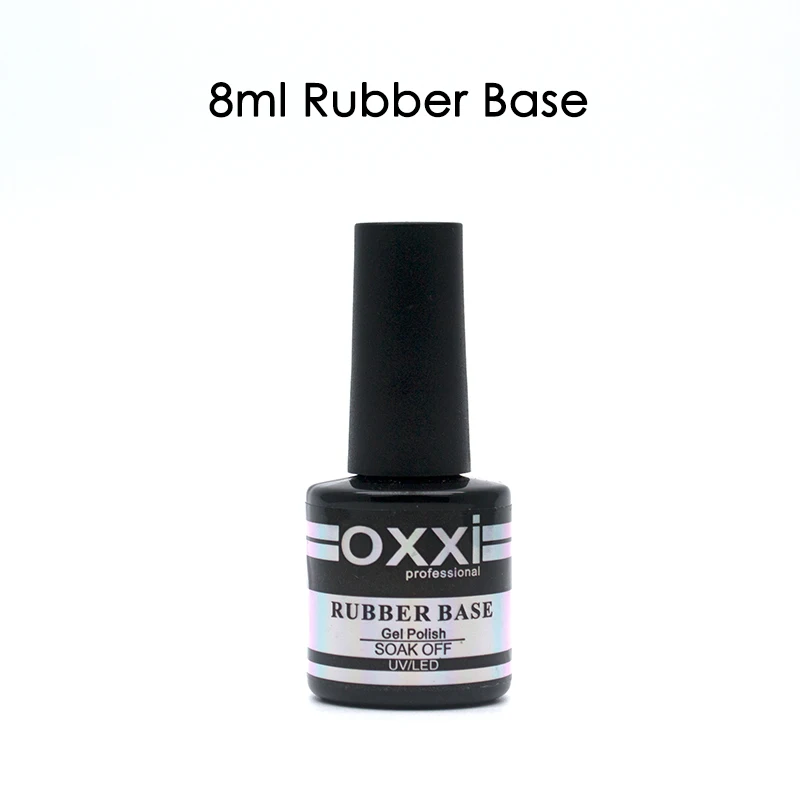 OXXI ногтей резиновое Базовое покрытие 8 мл толстое основание и верхнее покрытие набор праймер для ногтей долговечный гель лак для ногтей дизайн Новое поступление - Цвет: 8ml rubber base
