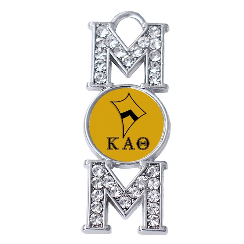 Clear greek letter KAT kite symbol for charm fraternity jewelry