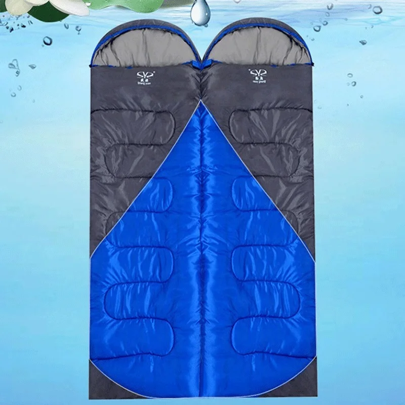 

1.8KG Outdoor Camping Ultralight Sleeping Bag Winter Tent Travel Waterproof Splicing Double Sleeping Bags Saco De Dormir