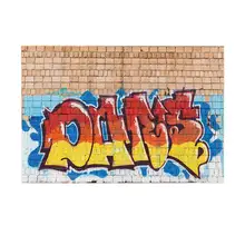 Modern Art Decor Tapetes Do Banho Por, Rua Cores Graffiti Na Parede, non-Slip Capacho Indoor/Outdoor Capacho Banheiro
