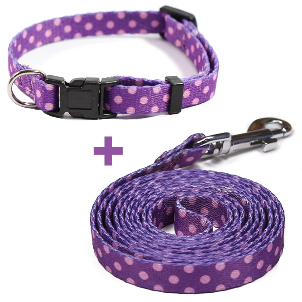 

Pet Dog Collar Leash Set for Small Dogs Collar Puppy Adjustable Collars Necklace for Dogs Leashes Harness Pet Accessorie MP0047