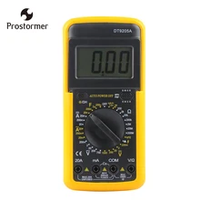 Prostormer LCD Digital Multimeter Capacitance measurement Voltmeter Ammeter Ohm Tester Electronic Tester LCD Display AC/DC Prostormer LCD Digital Multimeter Capacitance measurement Voltmeter Ammeter Ohm Tester Electronic Tester LCD Display AC/DC