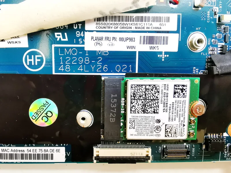 الأصلي لينوفو X1C اللوحة المحمول X1C I7-4600U 8 GB 12298-2 48.4LY26.021 PN 00UP983 tesyed جيدة شحن مجاني