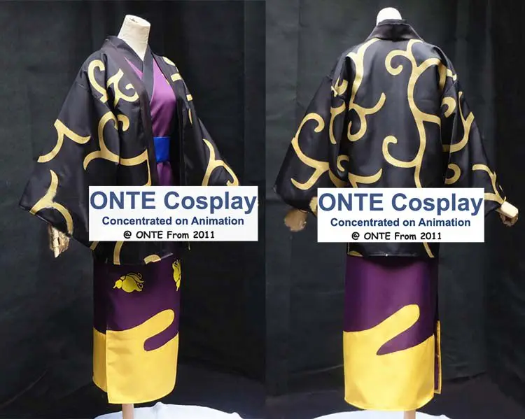 Новинка 2016 костюмы для косплея Takasugi Shinsuke кимоно Аниме Gintama банный халат