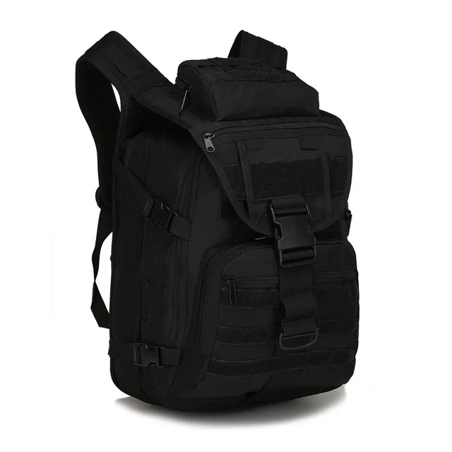 Мужские дорожные сумки Тактический Военный Рюкзак Molle камуфляжная сумка для спорта на открытом воздухе, кемпинга, походов, рюкзаки для мужчин - Цвет: black