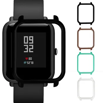 

#30 Slim Colorful Fashion Frame PC Case Cover Protect Shell For Huami Amazfit Bip Younth Watch Case Cover Stylish For Xiaomi