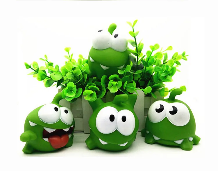 1 шт. Kawaii cut the веревка Om Nom куклы игрушки мультфильм резание веревки мягкие