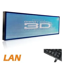 P5 39 X 14inch Full Color Indoor LED Video Display Screen Led Message Sign Programmable, Clearly Display Video / Music(voice)
