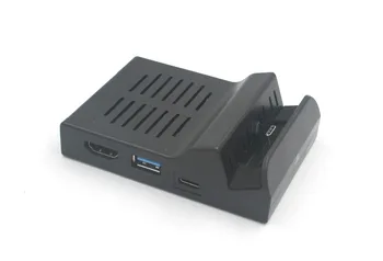 

Mini USB Stand Hboard i3 For Coov SH500 TypeC to HDMI Replacement Dock Mount USB Jack Incision for Nintend Switch charge Station