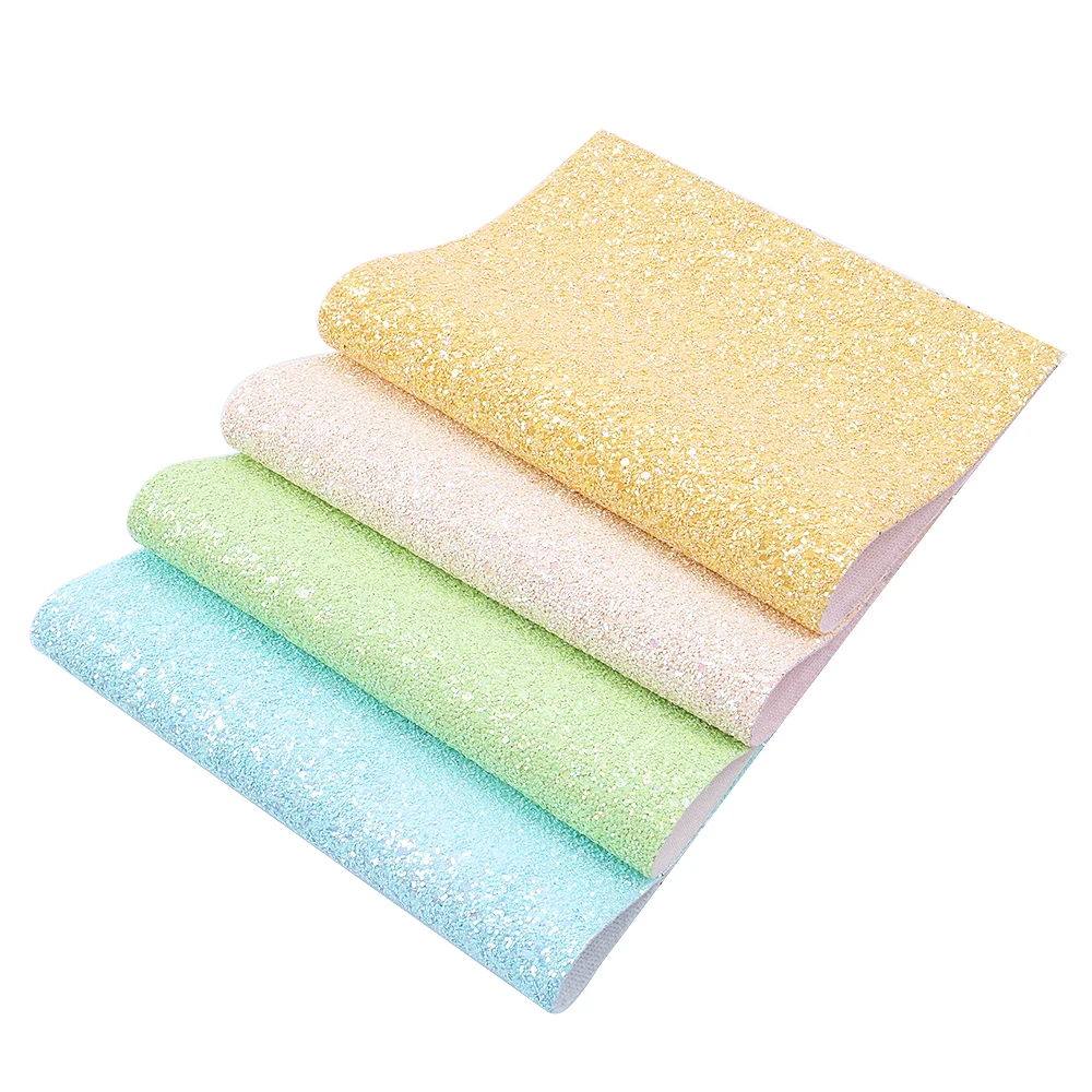 

David accessories 20*34cm glitter faux artificial Synthetic leather fabric hair bow diy decoration crafts 1piece,1Yc4174