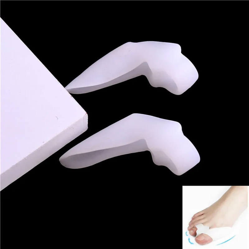 

Hallux Valgus Braces Gel Insoles Big Toe Corrector Toe separator Toes Rehabilitation Tool Foot Care 2pcs Silicone