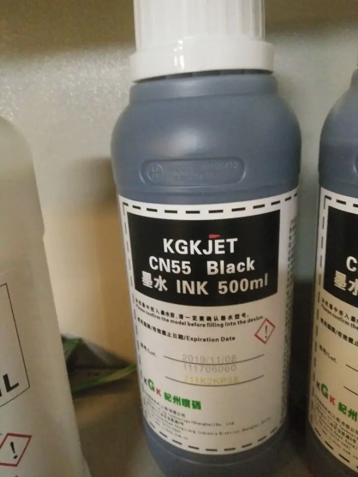 

500 мл KGK CN55 черные чернила KGK чернила для KGK CN55 принтера