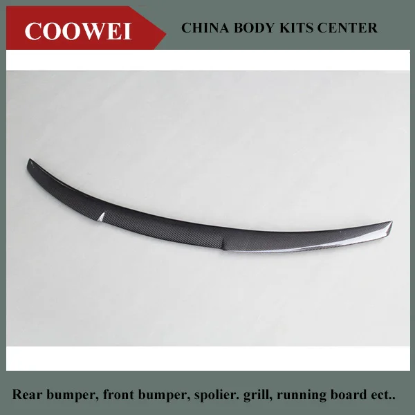 

For Audi A6 C7 Carbon fiber Rear Boot Trunk Spoiler Wing 2012~2015