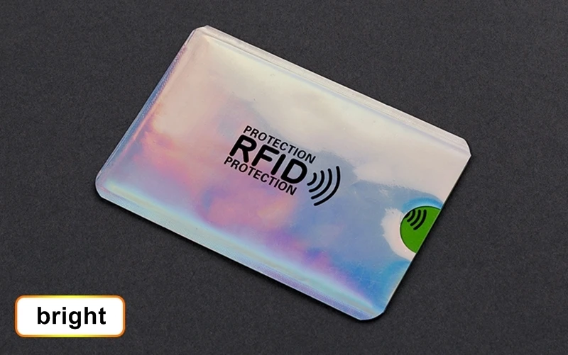 5 шт. Анти Rfid держатель для карт кошелек NFC Блокировка ридер замок Id банковский Чехол для карт металлический кредитный держатель для карт Алюминий F050