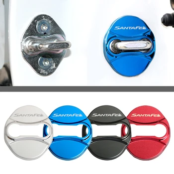 

Car-Styling door lock cover Auto Emblems Case For HYUNDAI Santa fe 2008-2017 Stickers Accessories Car Styling