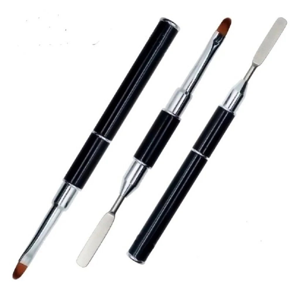 

Gel Nail Brush Pen Dual-ended Slice Shape UV LED DIY Tool For Tips Extension 1 pc Fashion New Hot