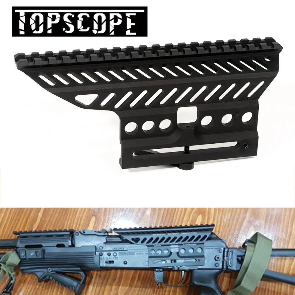 SIDE RAIL OPTICS MOUNT FOR RUSSIAN RIFLES Sporting Goods Hunting Scope