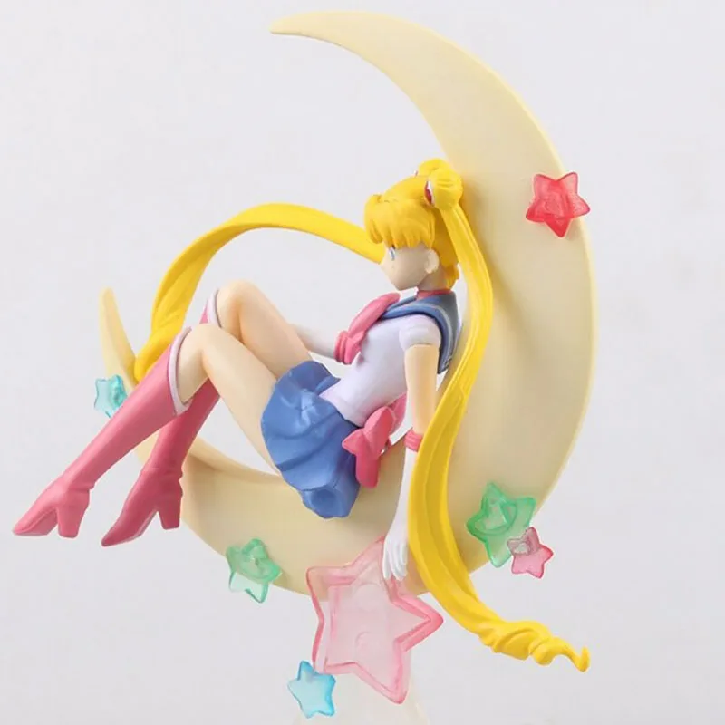 2018 Hot Sale 15cm Japan Anime Kawaii Sailor Moon Tsukino Usagi PVC Action Figure Collectible Model Toy Girls Doll Figures RT085 | Игрушки и