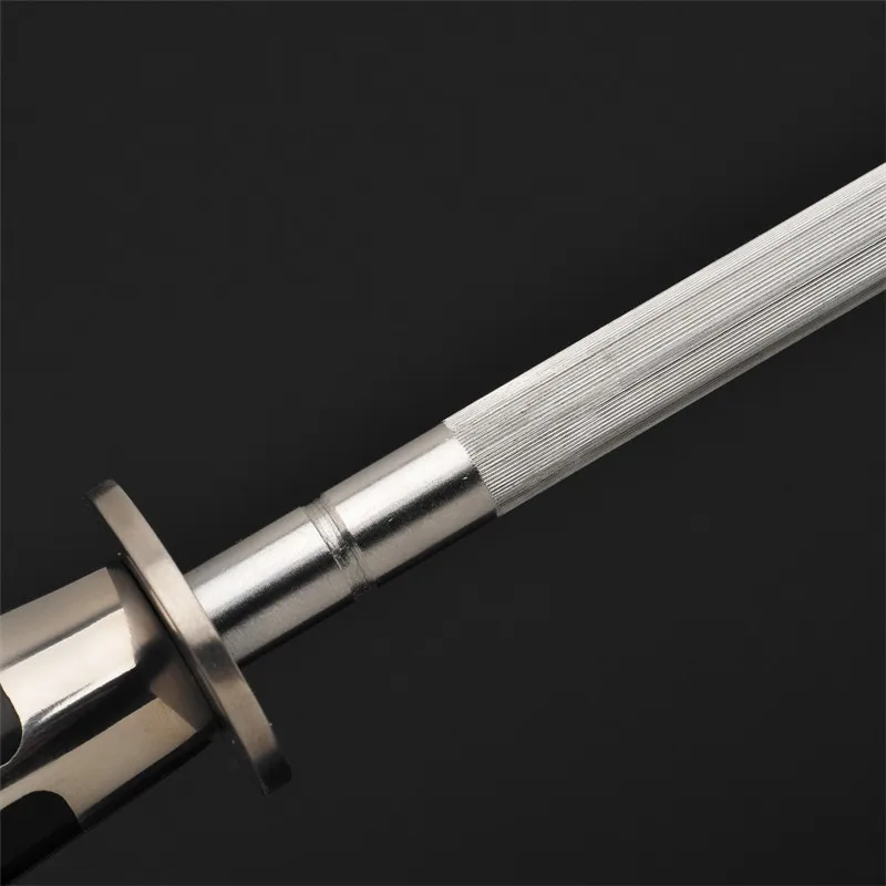  Knife Sharpener Rod Sharpening Steel Diamond Steel for Daily Use Powdered Easy Operation Kitchen Ac - 32790764453
