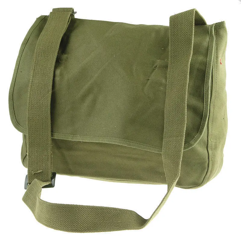 SURPLUS VIETNAM WAR CHINESE MILITARY PLA 65 TYPE CANVAS BAG GREEN- World military Store