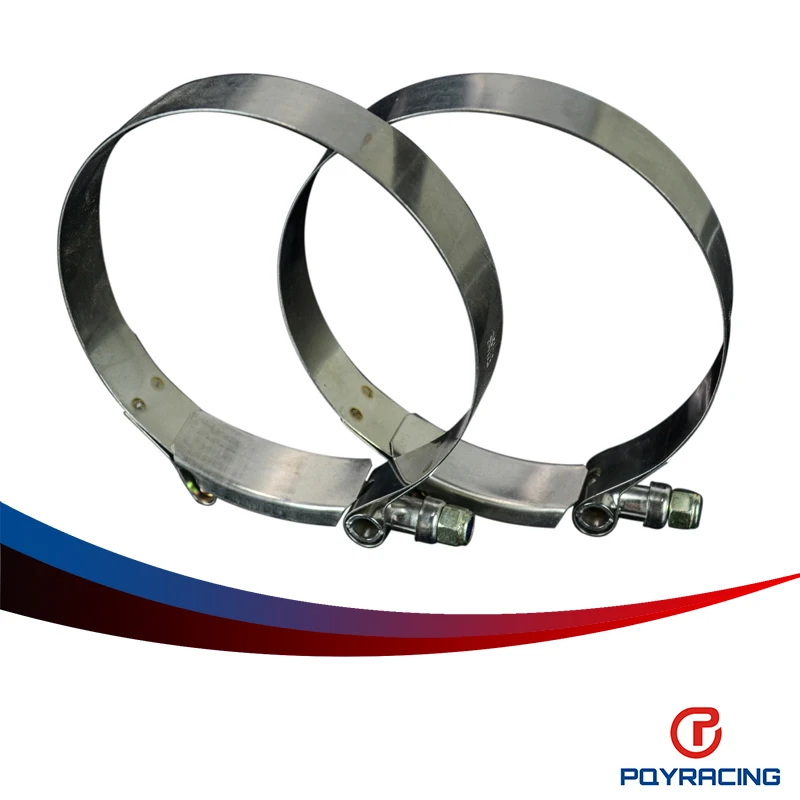 PQY RACING (2PC/LOT) 4" CLAMPS (105 113)STAINLESS 304 SILICONE TURBO