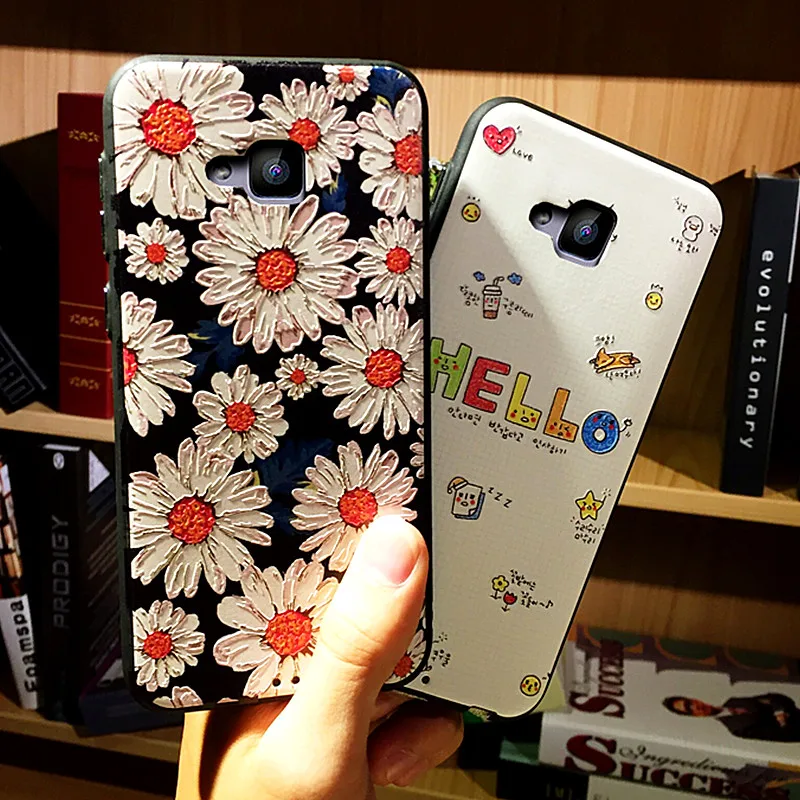 Soft Silicone Cases for ASUS ZenFone 4 Selfie Pro ZD552KL 5.5&quot Phone Cover 3D Flower Printings Ultra Thin TPU Back |