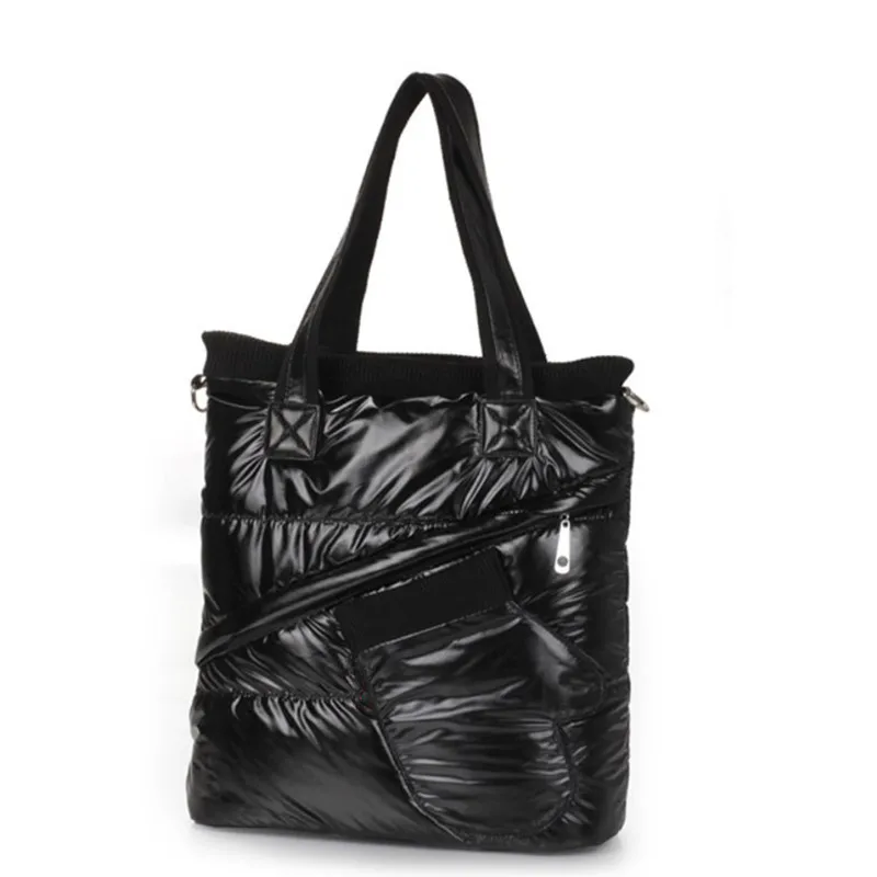 2018 Winter Women Space New Cotton Handbags casual Ladies Bag Down Fashion Shoulder Bag Female tote Bolsas Sac A main