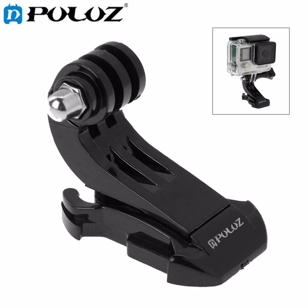 Black Vertical Surface J Hook Buckle Mount for GoPro HERO 4 Session /4