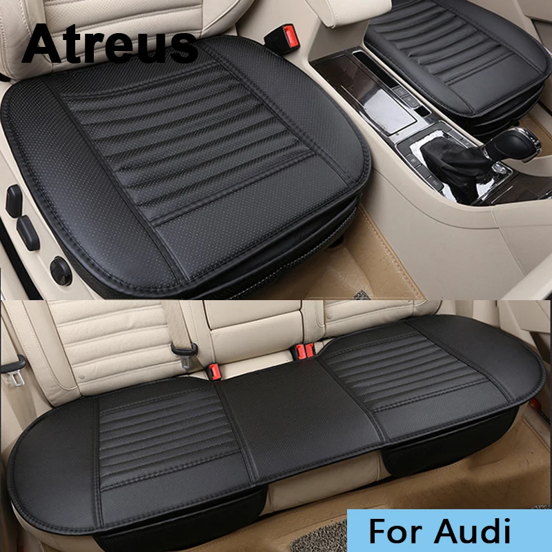 

Atreus Car Styling Four Seasons Leather Seat Covers For Audi A3 A4 B6 B8 B7 B5 A6 C5 C6 Q5 A5 Q7 TT A1 S4 S5 S6 S8 Accessories